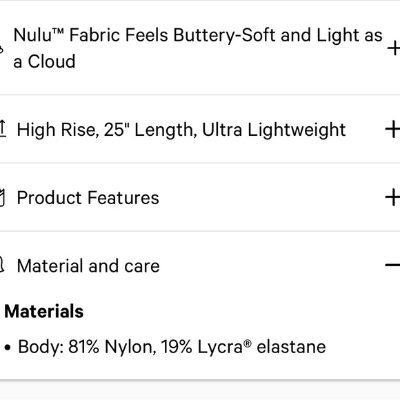 LULULEMON black Align high rise pants 25” with side pockets size 6 NWT - Picture 10 of 10